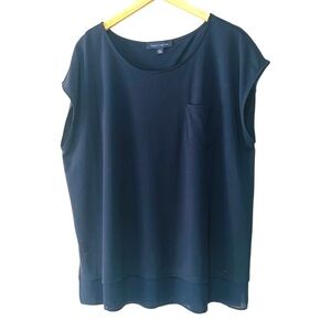 Calvin Klein Women’s Size XXL Navy Blue Tank Top Crew Neck